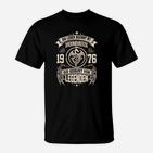 Vintage 1976 Legenden Geburtstag T-Shirt, Retro Look