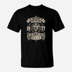 Vintage 1977 Geburtsjahr Legenden T-Shirt für Retro Fans