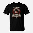 Vintage 1988 Geburtsjahr T-Shirt, Retro Look für Männer