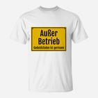 Außer Betrieb T-Shirt, Lustiger Spruch Geduldsfaden Gerissen