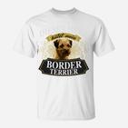 Border Terrier Liebhaber T-Shirt: Dieser Kerl liebt seinen Hund