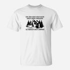 Camping Einfrau Kann Nicht Allenin- T-Shirt