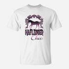 Haflinger Pferde Damen T-Shirt, Stilvolles Chic Design