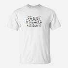 Herren T-Shirt mit Ouija-Brett Design, Alphabet Motiv Tee
