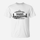 Leidenschaftliche Tennis Prinzessin T-Shirt