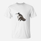 Lustiger Ameisenbär Mit Stock T-Shirt