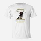 Lustiges Hunde-T-Shirt Persönlicher Stalker, Witziges Haustier-Shirt