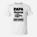 Papa & Tochter Hand in Hand T-Shirt, Herz-und-Seele Motiv