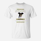 Personalisiertes Hundemotiv T-Shirt Persönlicher Stalker, Lustiges Haustier-Shirt