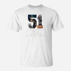 Personalisiertes T-Shirt zum 51. Geburtstag, Foto-Collage Design