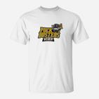 Puck Busters Weiden Themen-T-Shirt in Weiß, Eishockey-Fanbekleidung