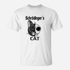 Schrödingers Katze T-Shirt, Witziges Quantenphysik-Design