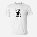 Schwarze Katze Halloween Outift T-Shirt