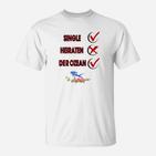 Single Heiraten Scuba Diving T-Shirt