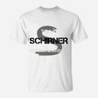 Team Schreiner Motto T-Shirt, Handwerker Slogan in Weiß