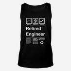 Engineer Retirement Tank Tops