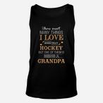 Hockey Grandpa Tank Tops