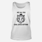 Tiger And Cat Tank Tops