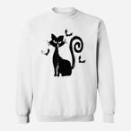 Funny Cat Halloween Sweatshirts