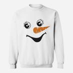 Snowman Face Sweatshirts