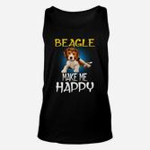 Beagle Hund Machen Mich Glücklich TankTop