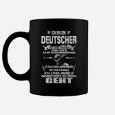 Herren-Tassen Schwarz Ich Bin Ein Deutscher Patrioten Design