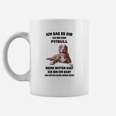 Lustiges Pitbull Baby Tassen – Spaßiges Outfit für Hundefreunde