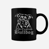 Alter Englischer Bulldogge-Hund- Tassen