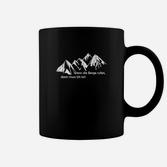 Bergsteiger Tassen Wenn die Berge rufen, Outdoor Enthusiasten Design