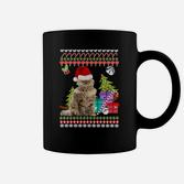 Festliches Katzen Weihnachts Tassen, Ugly Sweater Design