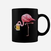 Flamingo Trinkt Bier Sauf Polter Ge Tassen