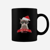 Grumpy Cat Santa Lass es Nein Festliches Tassen, Weihnachten