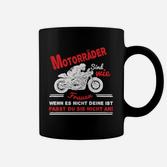 Motorrad-Fan Tassen - Spruch über Motorräder und Frauen
