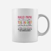 Hallo Papa Tassen für werdende Väter, Originelles Tee für Neu-Papas