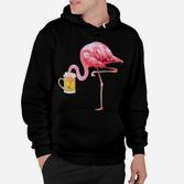 Flamingo Trinkt Bier Sauf Polter Ge Hoodie