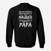 Maurer Papa Sweatshirt – Perfektes Sweatshirt für Stolze Väter und Handwerker