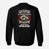 Personalisiertes Vatertag Sweatshirt, Wichtige nennen mich Papa