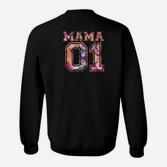 Vintage Mama 01 Sweatshirt mit Blumenmotiv, Ideal zum Muttertag