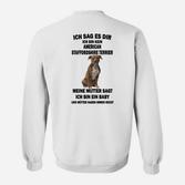 Lustiges Staffordshire Terrier Sweatshirt Ich bin ein Baby für Hundefans