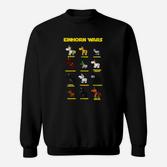 Einhorn Wars Cartoon Lustiges Sweatshirt für Kinder