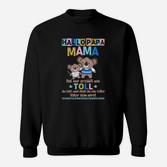 Familienliebe Sweatshirt mit Bärenmotiv, Hallo Papa Mama, Kinderfreude Design