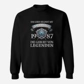 Jahrgang 1987 Legenden Sweatshirt, Beginn unauslöschlicher Geschichten