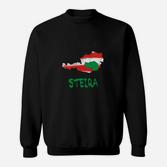 Liebe zur Heimat Italien Sweatshirt, Herzliche Sveriga-Grafik Tee