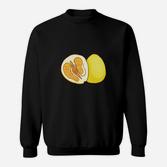Pomelo-Obst Früchte Vegetation Vegetarier Veganer Sweatshirt