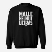 Schwarzes Sweatshirt MALLE HELMUT ULTRAS, Fanbekleidung für Urlauber