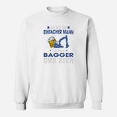 Einfacher Mann Bagger Ge 002 Sweatshirt