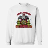 Motorrad Weihnachtsmann Santa Claus Sweatshirt