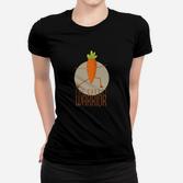 Krieger Karotte Lustiges Gemüse-Motiv Frauen Tshirt, Witziges Design