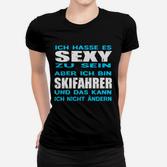 Lustiges Skifahrer Frauen Tshirt Sexy zu sein ist hart, doch ich bin Skifahrer - Herren, Schwarz