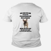 Französische Bulldogge Kinder Tshirt Ich bin ein Baby, Lustiges Hunde-Motiv